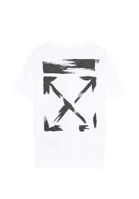 T-shirt con stampa OFF WHITE KIDS | OBAA002S26JER006100